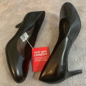 Dexflex Comfort (memory foam) Black Heels
